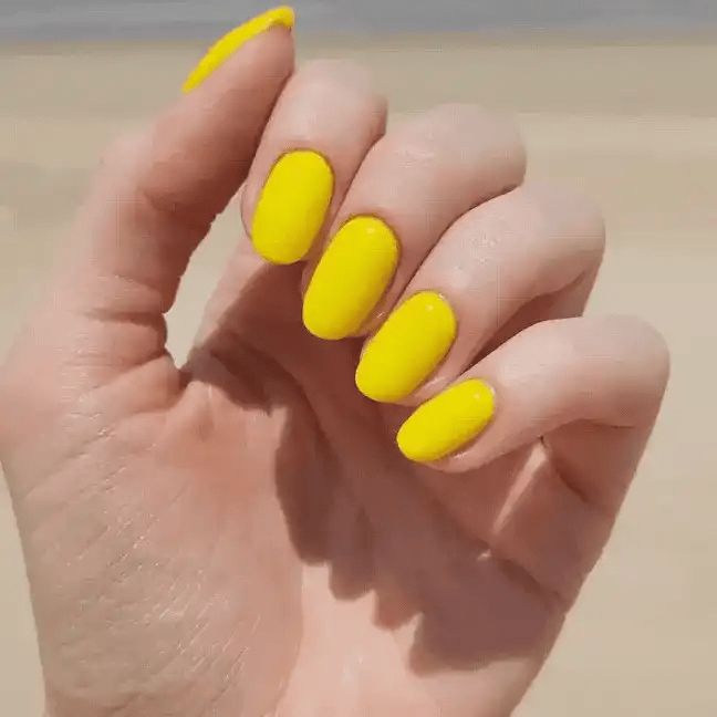 Lemon - Matte Neon Nail Powder