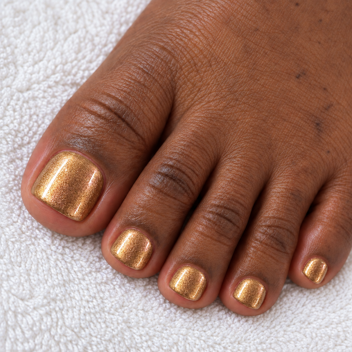 Luxe Luster pedicure