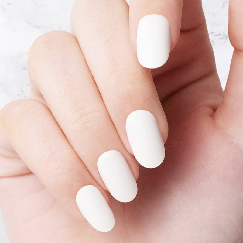 Cream - Oval - Sustainable Nails
