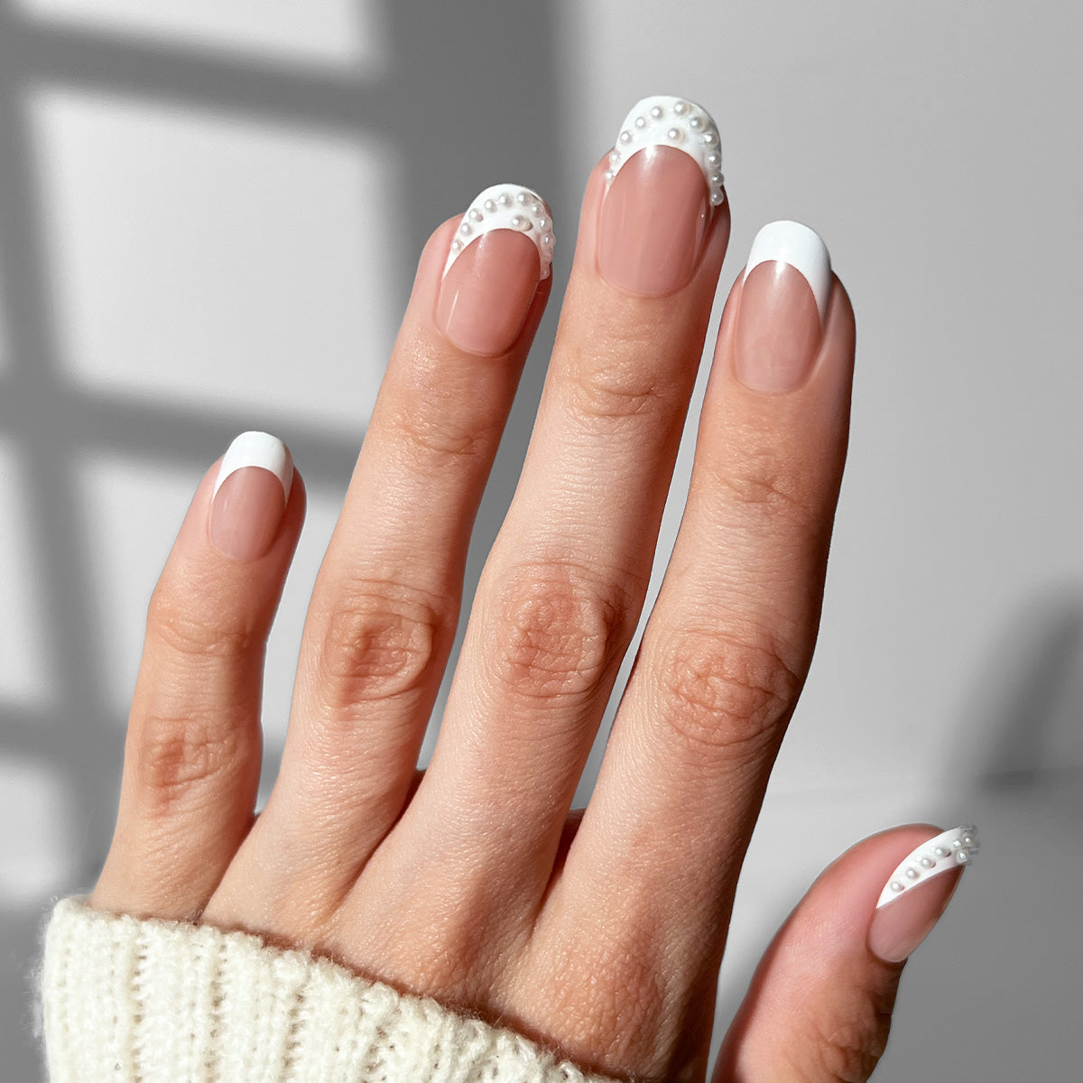 Bridal Halo - Oval Sustainable Nails