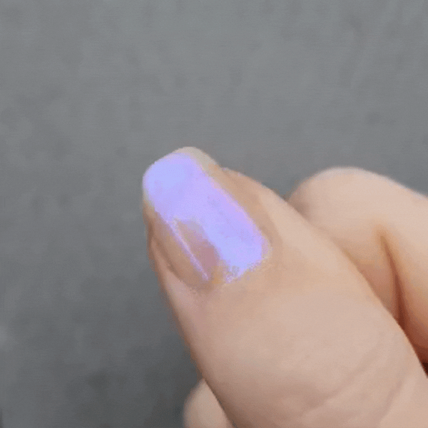 Glazed plum shimmer shade Gif