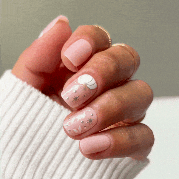 Gourd Glam - Squoval Sustainable Nails