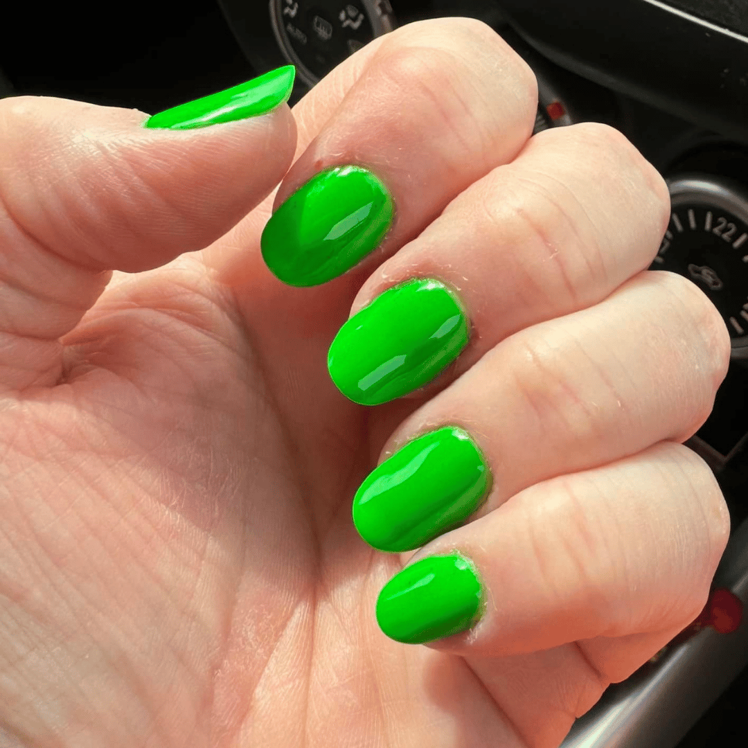 Lime - Matte Neon Nail Powder