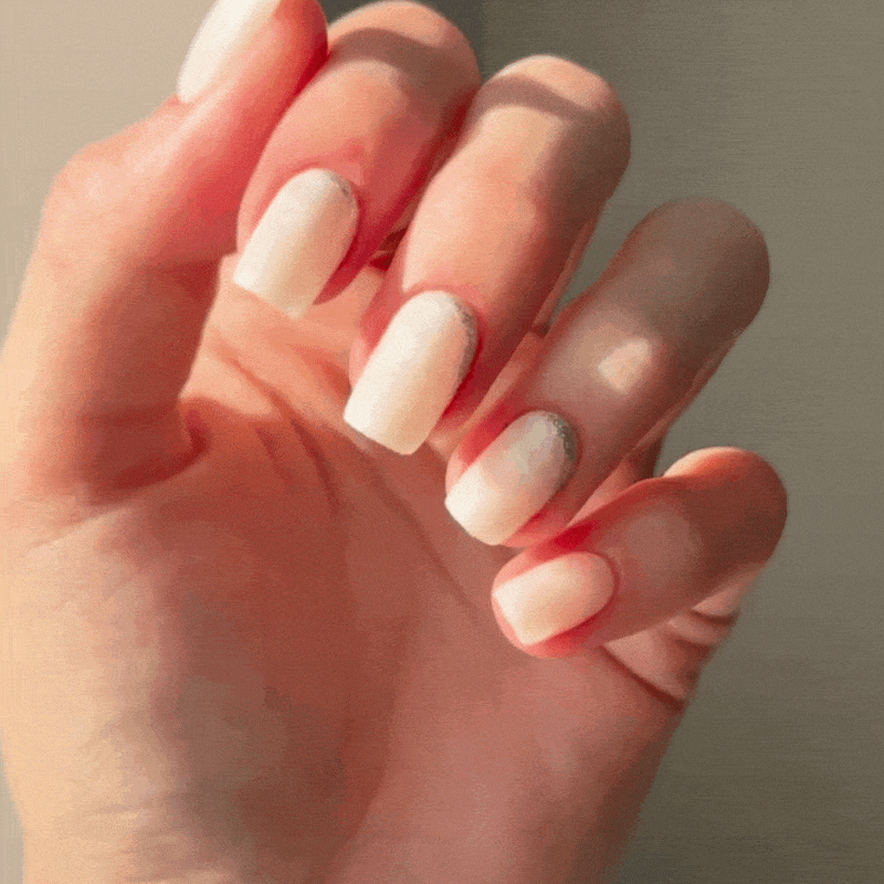 Milkstone - Square Sustainable Nails
