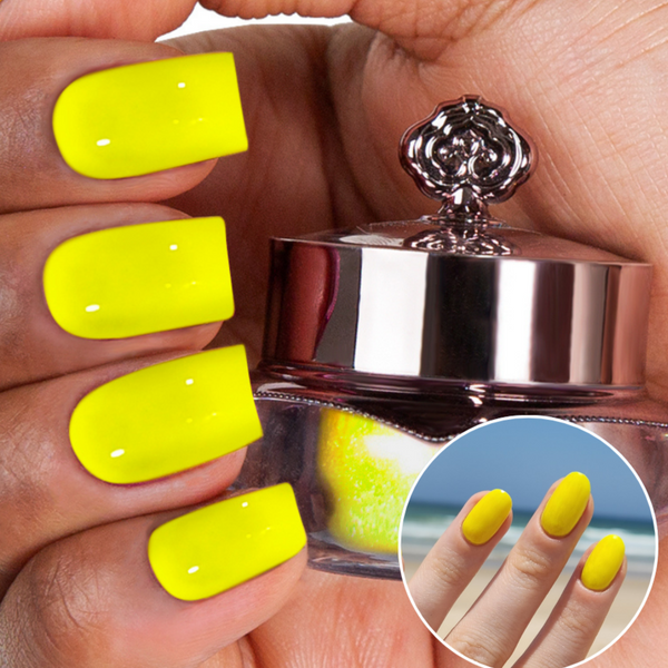 Lemon - Matte Neon Nail Powder
