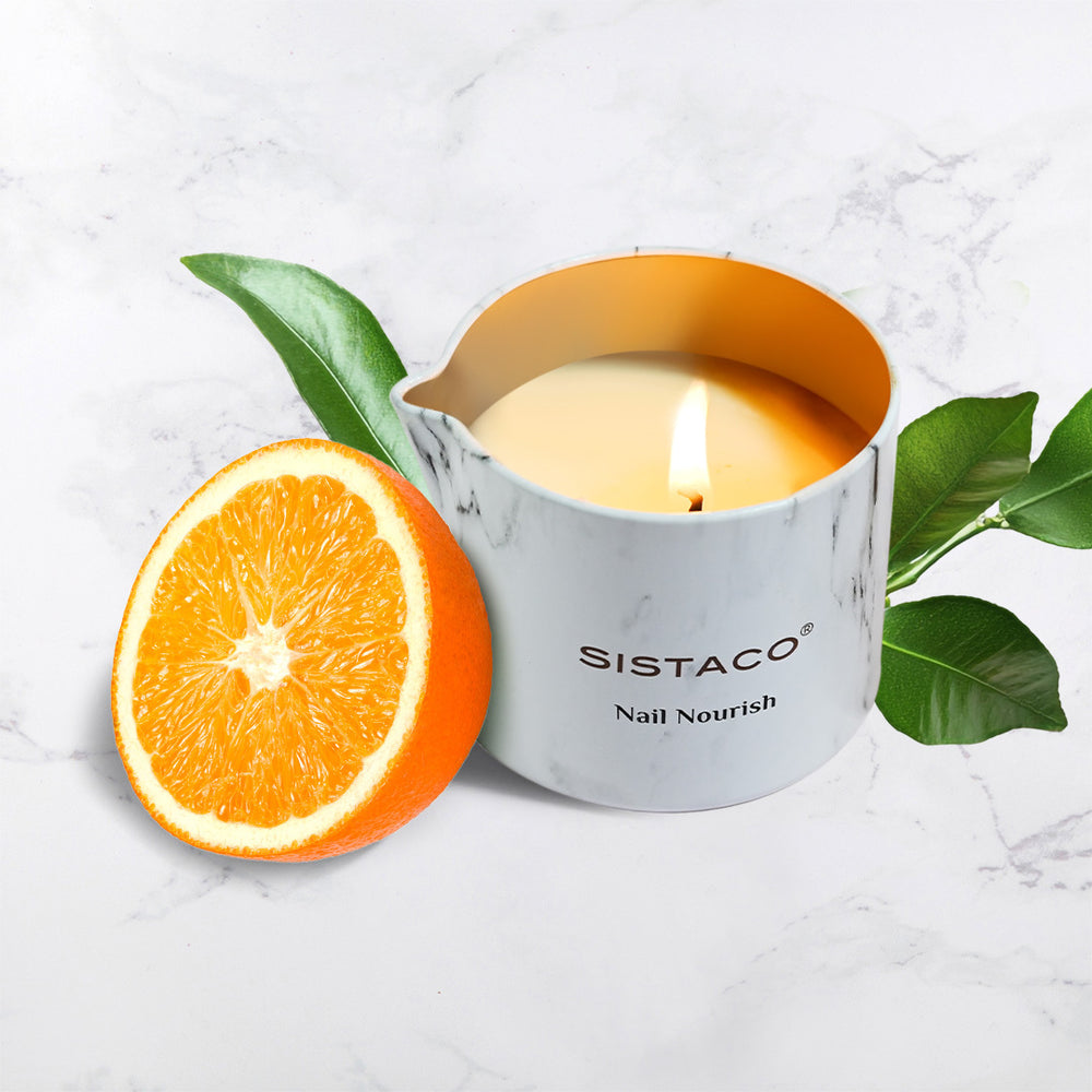 Nail Nourish Candle - Rose + Bergamot