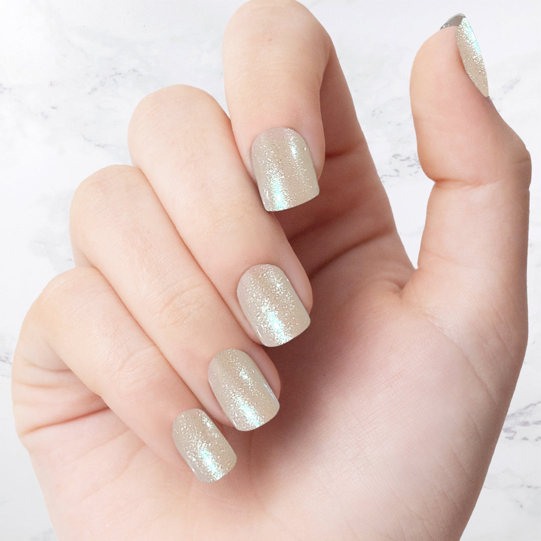 Chiffon Glazed - Square - Sustainable Nails