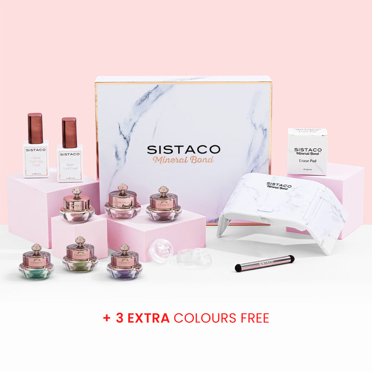 6 Colours Set + 3 FREE Colours