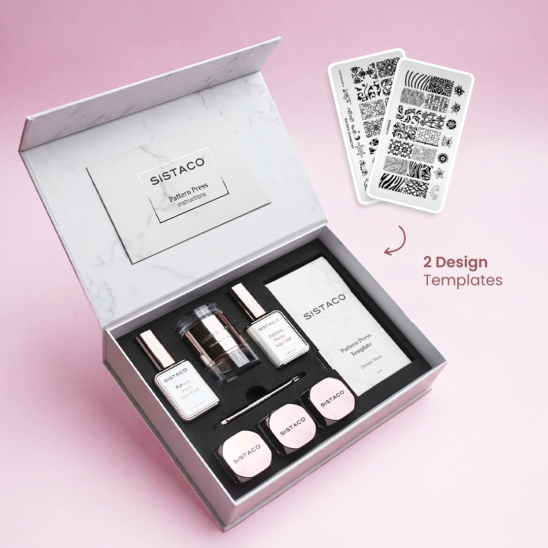 Pattern Press Nail Stamping Kit