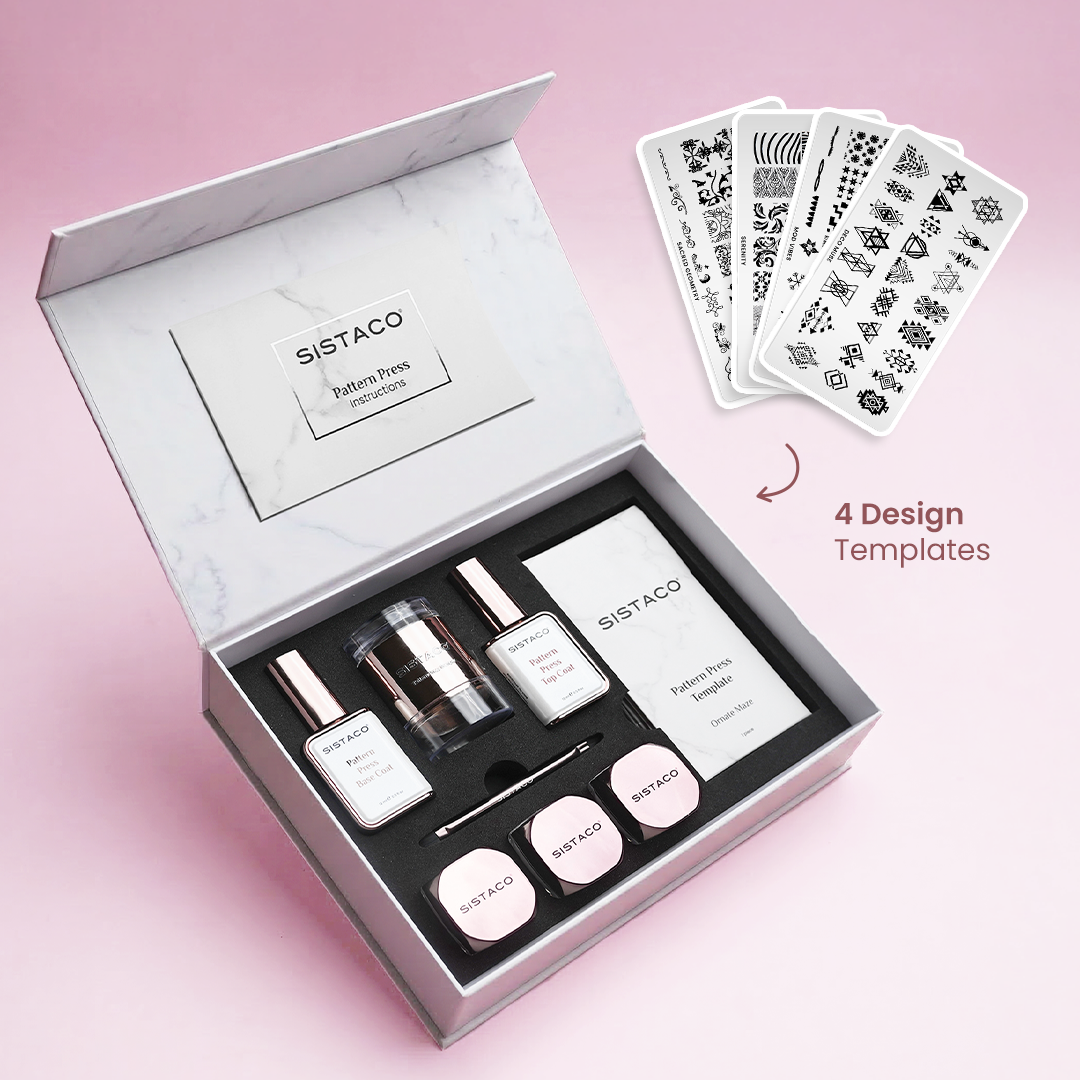 Pattern Press Nail Stamping Kit