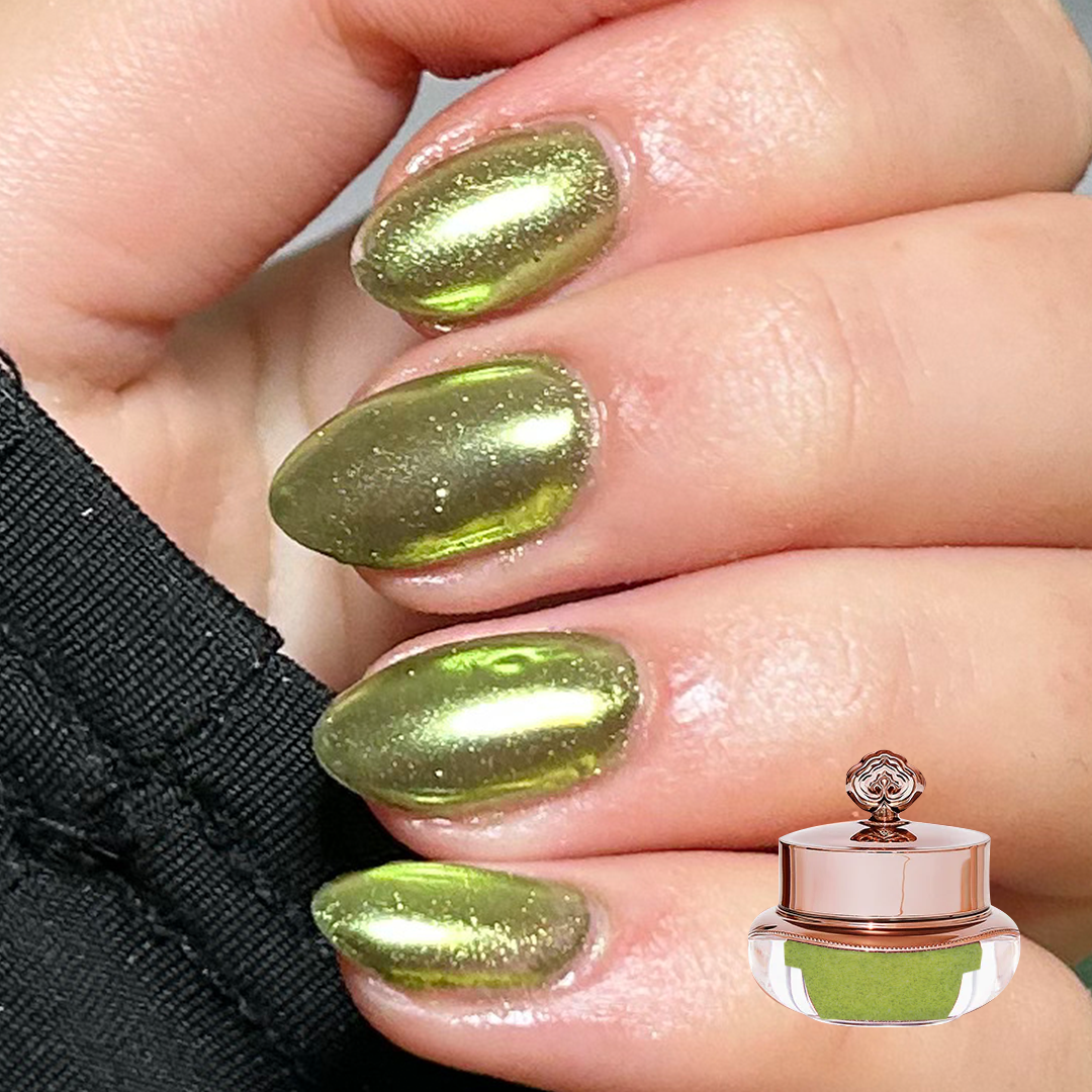 Olive - Metallic Nail Powder