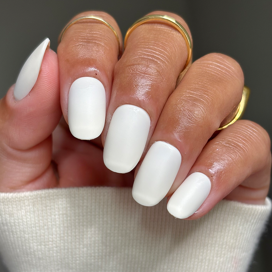 Cream - Oval - Sustainable Nails