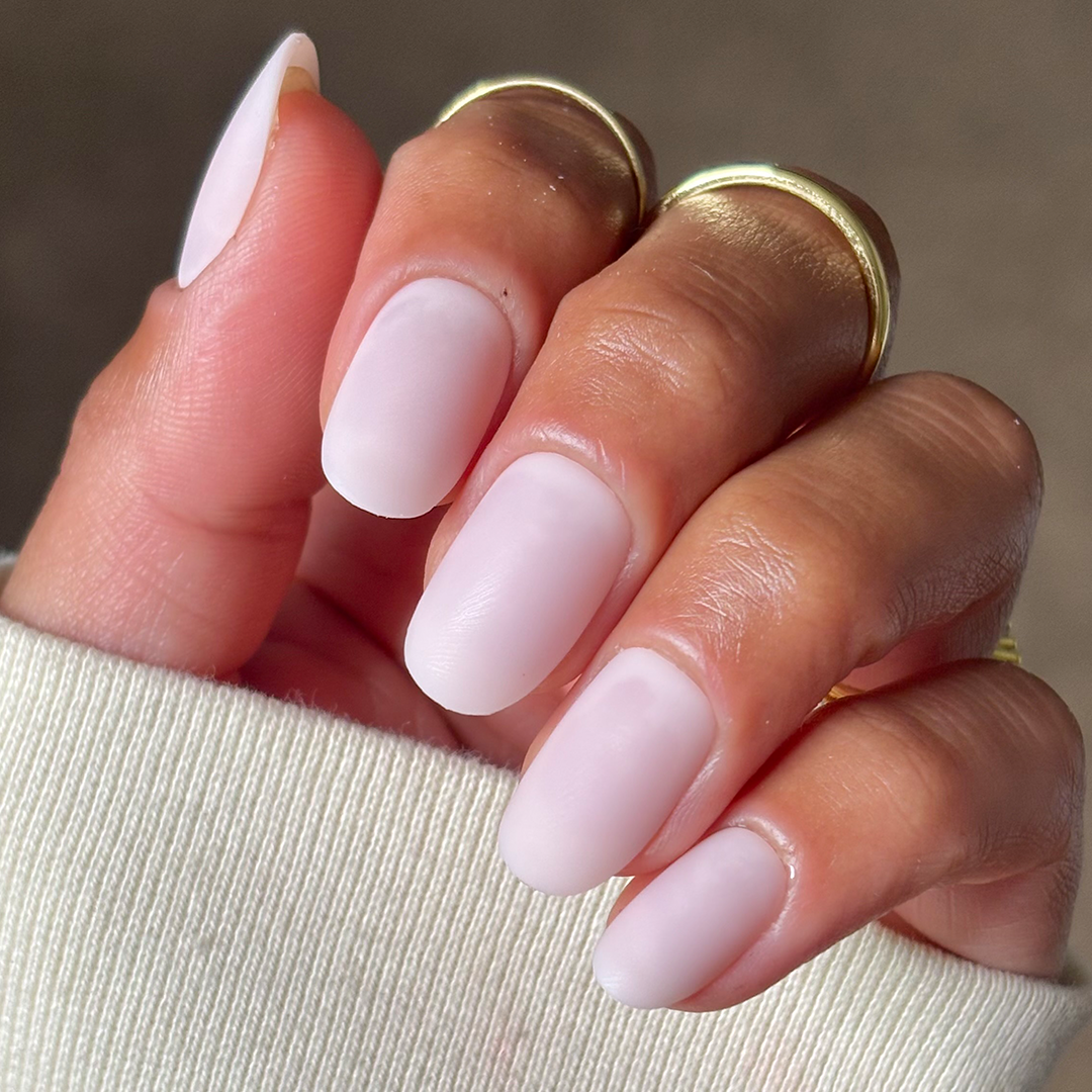Muted Pink - Oval Sustainable Nails