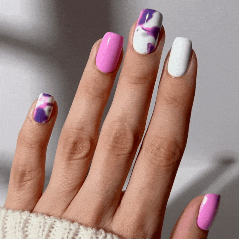 Whisper Mauve - Square Sustainable Nails