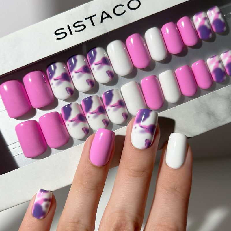 Whisper Mauve - Square Sustainable Nails