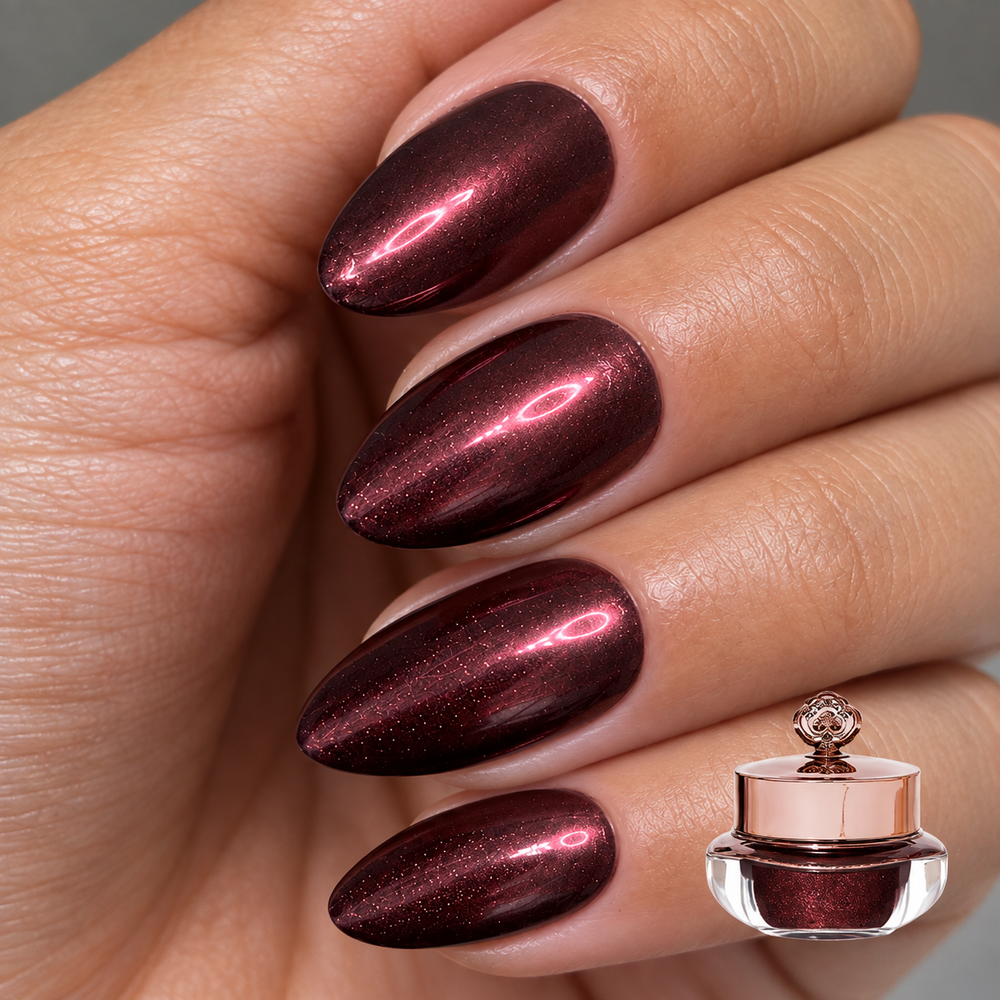 Wineberry - Metallic Nail Powder