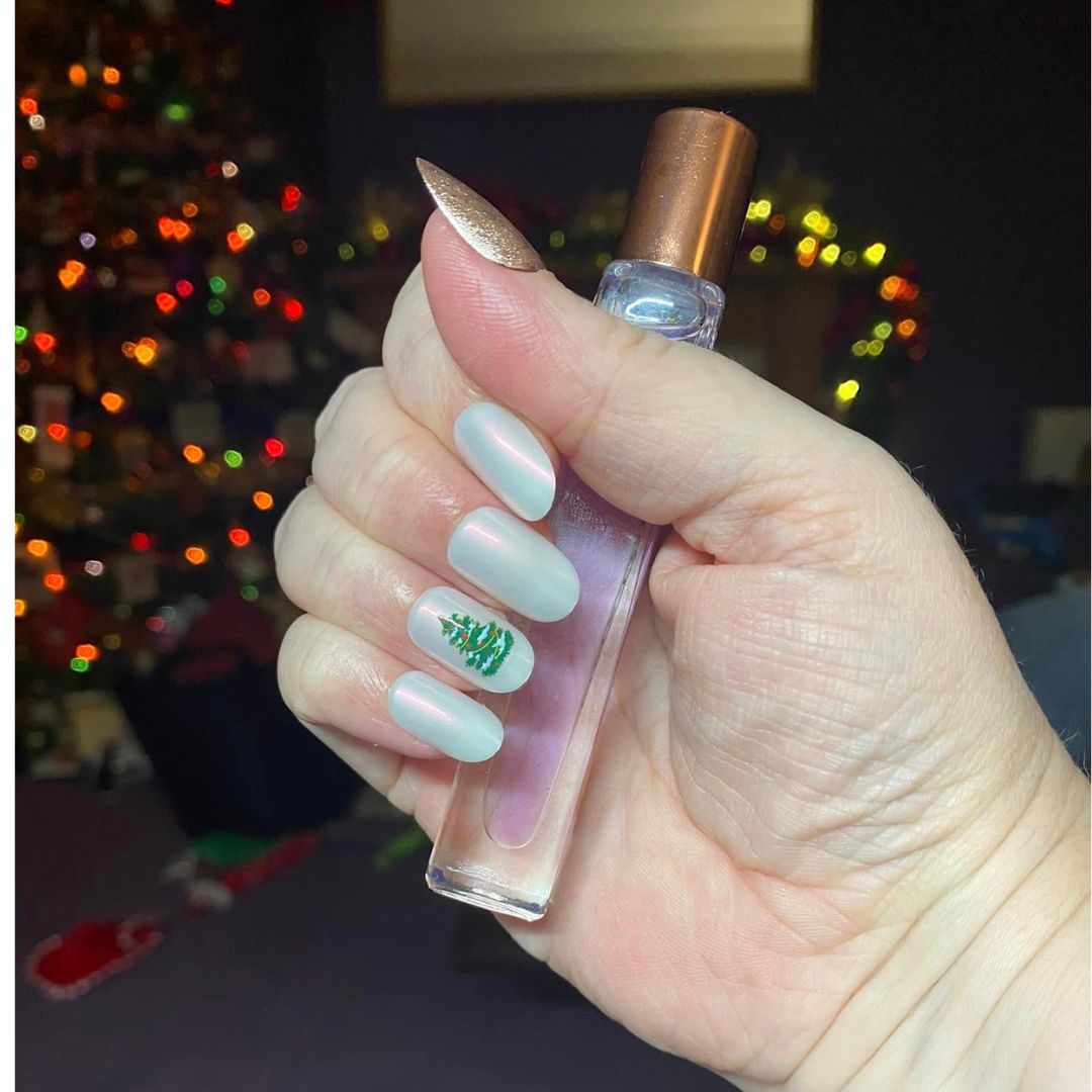 Alabaster Glazed - Oval - Sustainable Nails