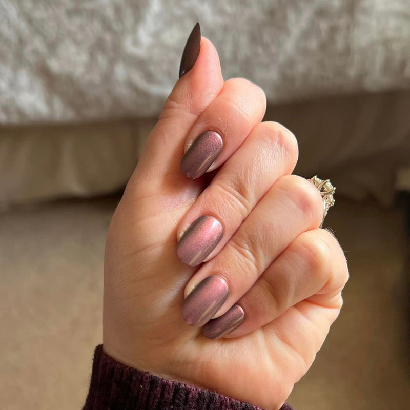 Chestnut Glazed - Oval - Sustainable Nails