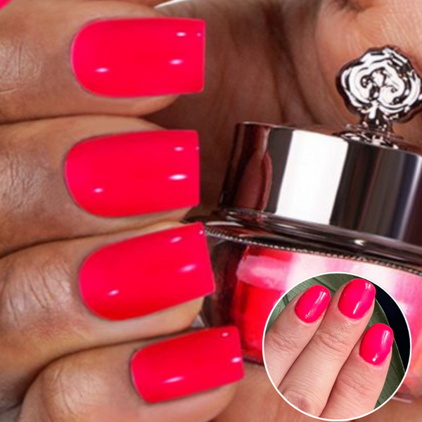Hot Pink - Matte Neon Nail Powder